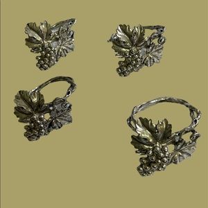 Arthur Court Napkin Rings